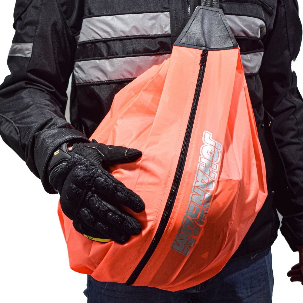Porta Casco Naranja