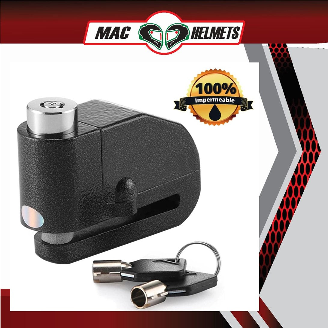 Candado Con Alarma Liviano Negro