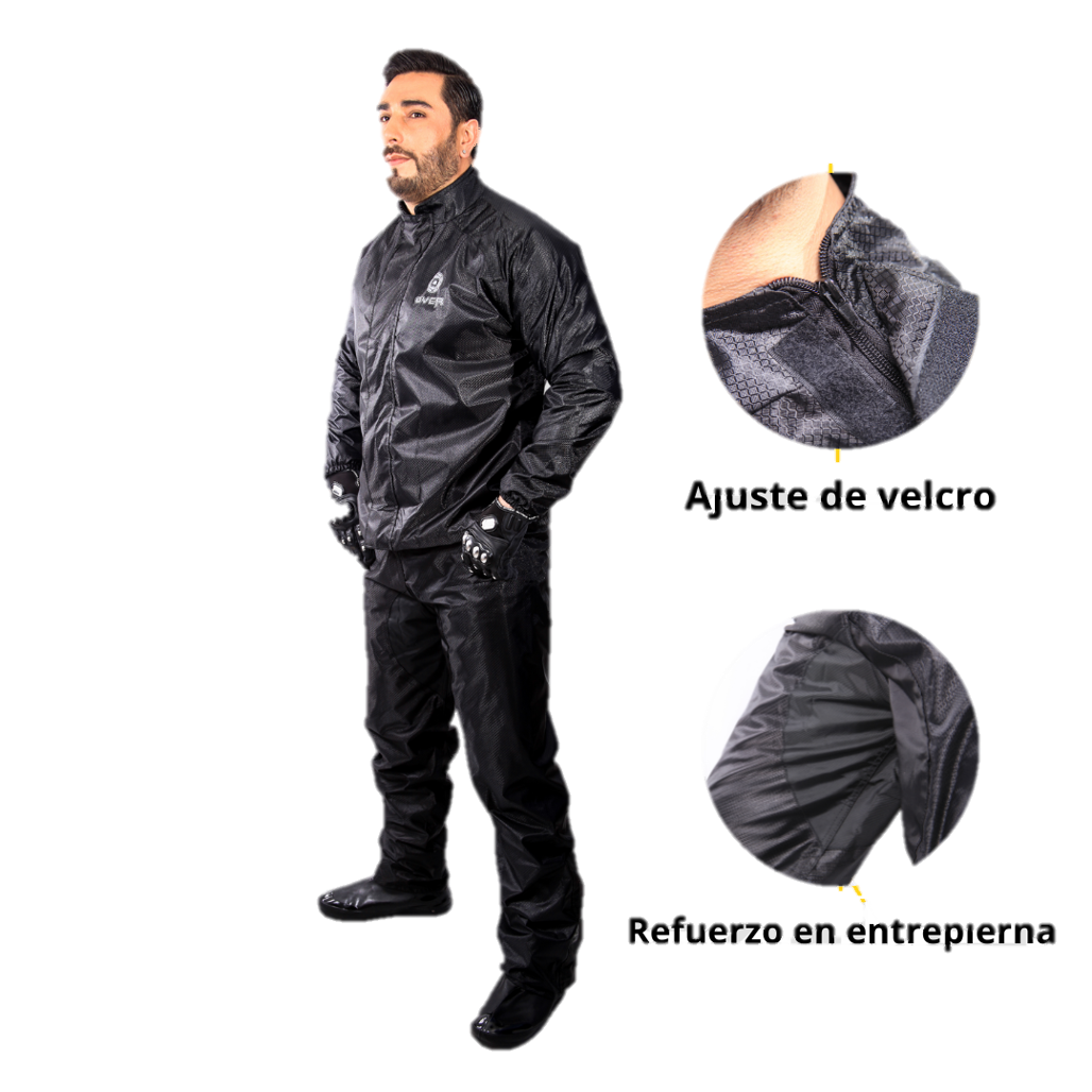 Impermeable Tipo Sudadera Over New Nacional