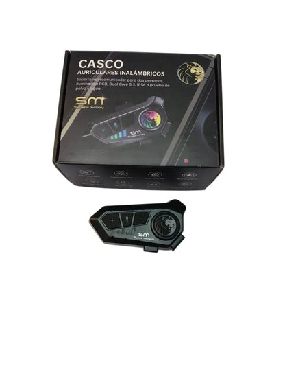 Casco Integral ICH 501 SP Negro Mate + Intercomunicador