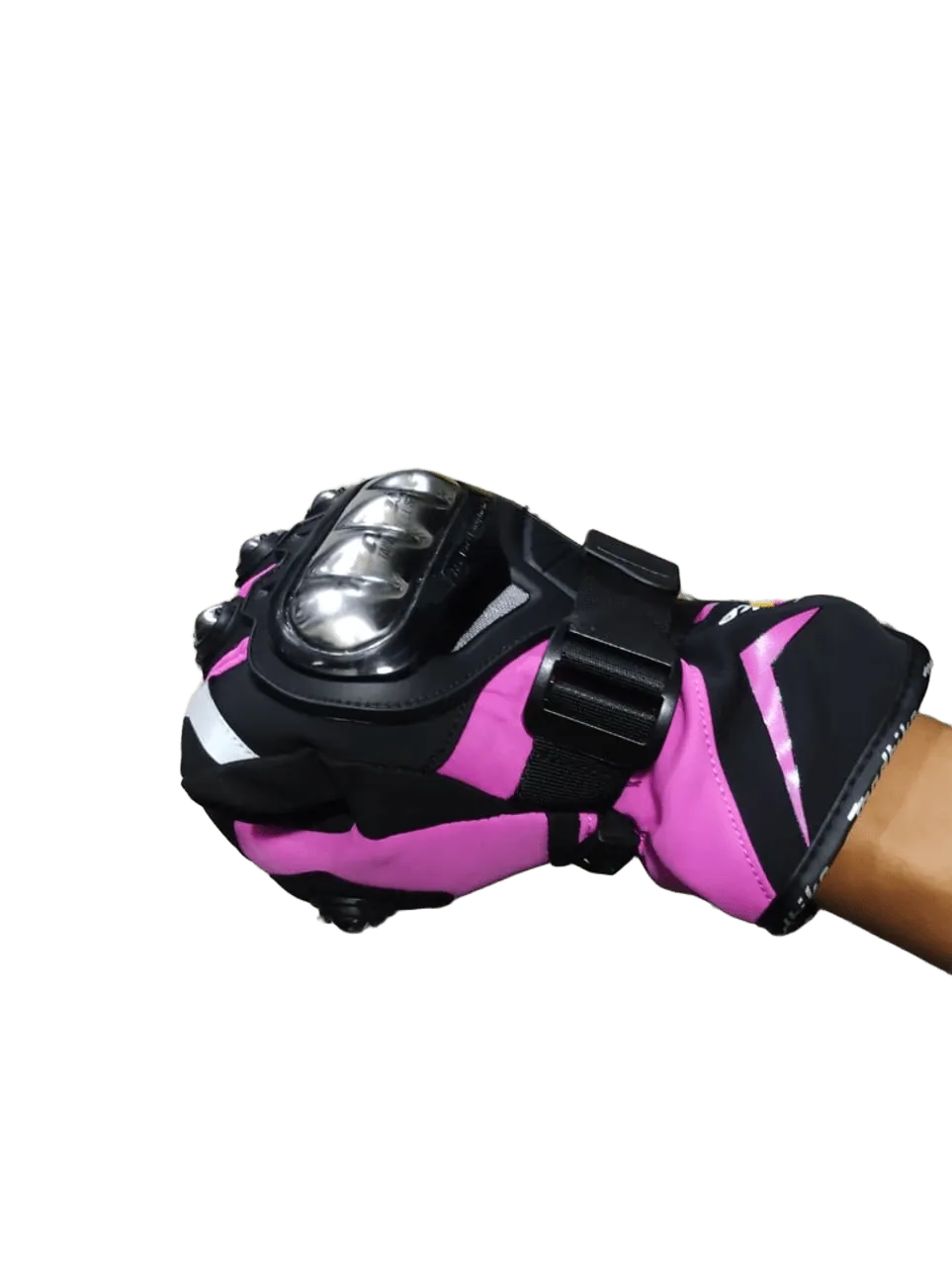 Guante Madbike 100% Impermeable Termico Metalico Fucsia
