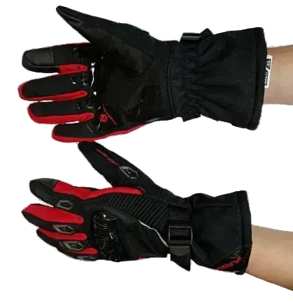 Guantes Impermeables Puizzance Caña Larga Rojo