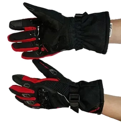 Guantes Impermeables Puizzance Caña Larga Rojo