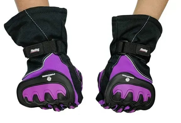 Guantes Impermeables Morado Caña Larga Puizzance