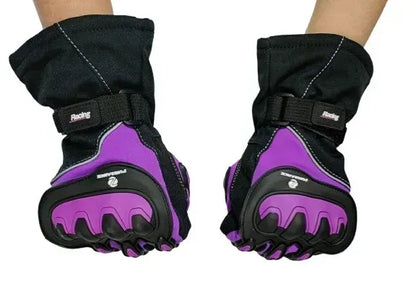 Guantes Impermeables Morado Caña Larga Puizzance
