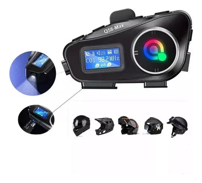 Intercomunicador Para Casco Moto Q-58 Max