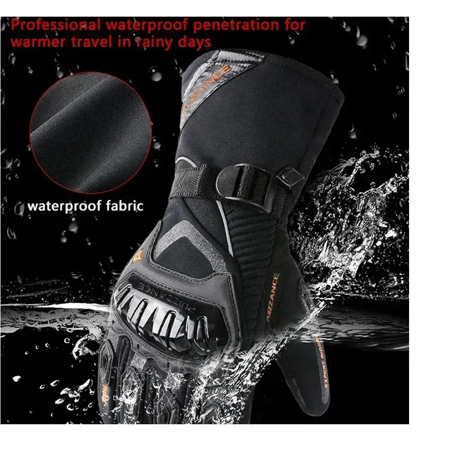 Guantes Impermeables Puizzance Caña Larga Morado