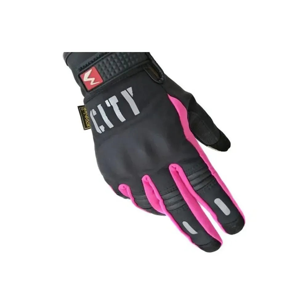 Guante Semi Impermeable City Rosa