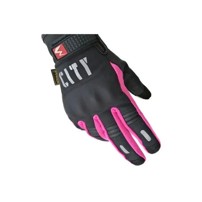 Guante Semi Impermeable City Rosa