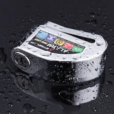 Candado Con Alarma Pesado Plateado