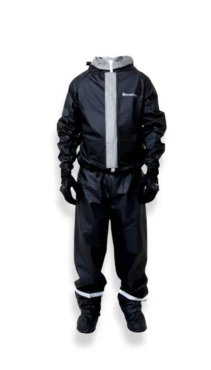 Impermeable Siliconado 3 Piezas Moto/bici Negro